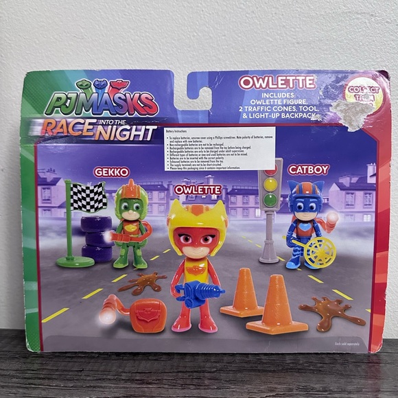 3 PJ Masks Race Night Play Sets Unopened - Picture 4 of 10